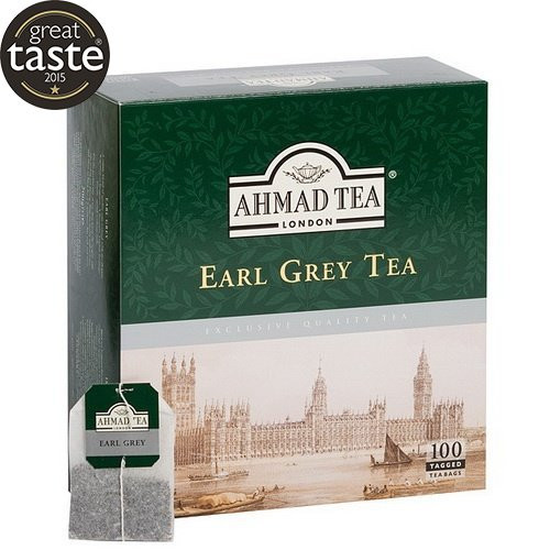 Arbata AHMAD EARL GREY, maišeliuose, 100vnt x 2g-Juodoji arbata-Arbata