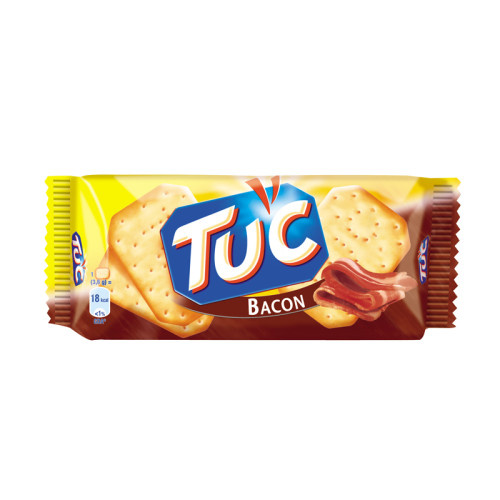 Sausainiai TUC Crackers rūkytos šoninės skonio, 100g-Kiti užkandžiai-Užkandžiai