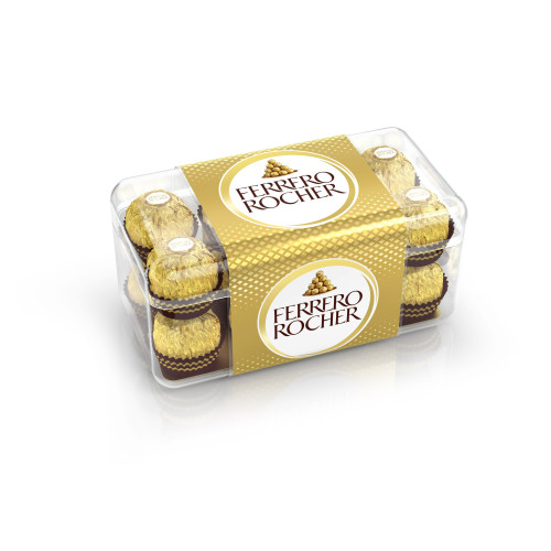 Saldainiai FERRERO ROCHER dėžutėje, 200 g-Saldainių rinkiniai-Saldumynai