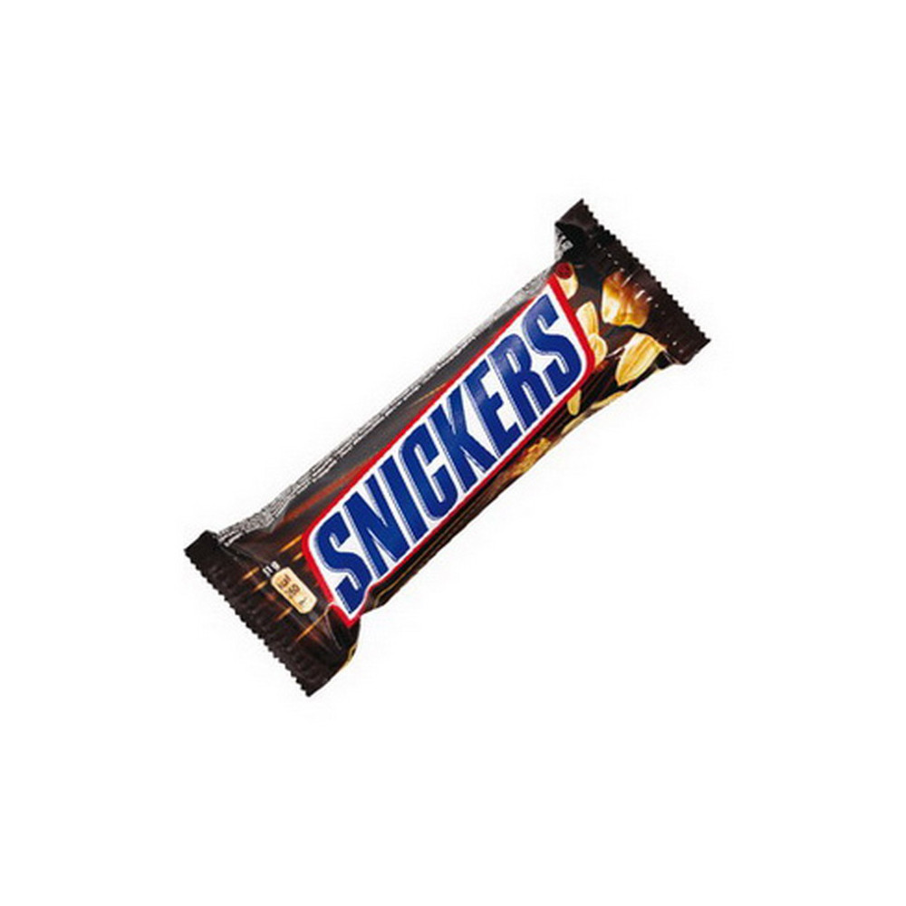 Šokoladinis batonėlis SNICKERS, 50 g-Šokoladiniai batonėliai-Saldumynai