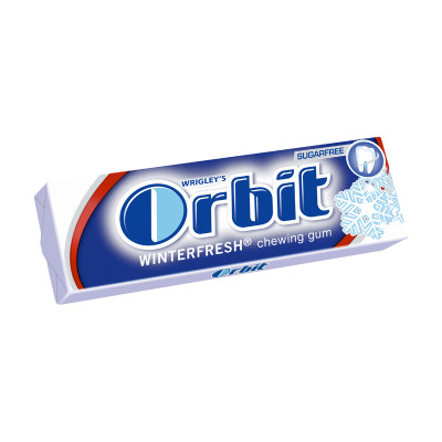 Kramtomoji guma ORBIT Winterfresh, 14 g-Kramtomoji guma ir pastilės-Saldumynai
