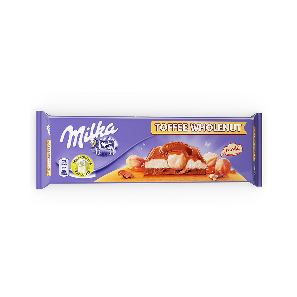 Šokoladas MIILKA Toffee Nuts, 300g-Šokoladas-Saldumynai
