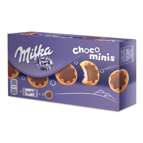 Sausainiai MILKA, Choco Minis, 150 g-Sausainiai-Saldumynai