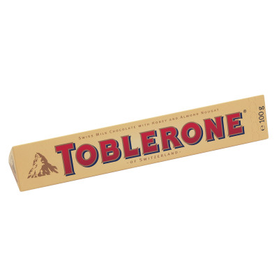 Pieniškas šokoladas TOBLERONE, 100 g-Šokoladas-Saldumynai