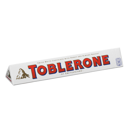 Baltasis šokoladas TOBLERONE, 100 g-Šokoladas-Saldumynai