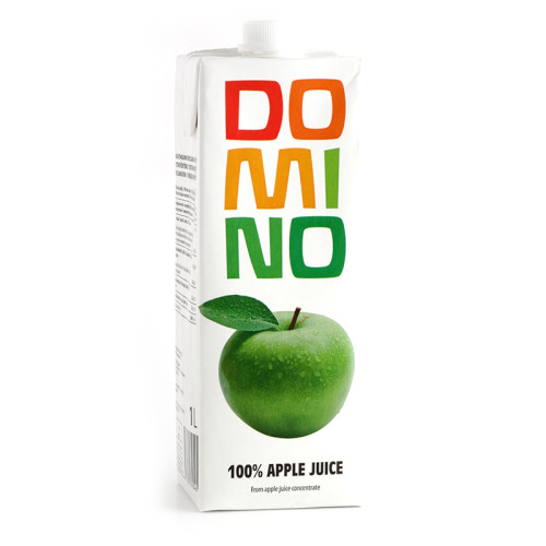 Sultys DOMINO, obuolių, 1 l-Sultys, nektarai, sulčių gėrimai-Nealkoholiniai gėrimai