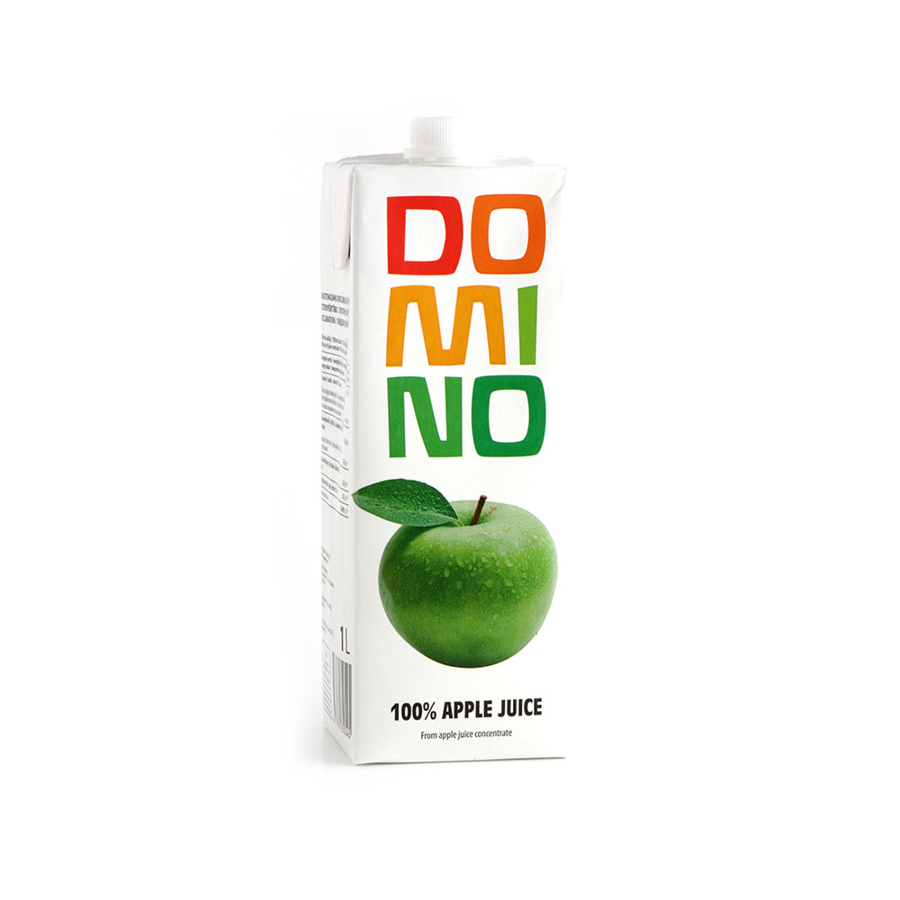 Sultys DOMINO, obuolių, 1 l-Sultys, nektarai, sulčių gėrimai-Nealkoholiniai gėrimai