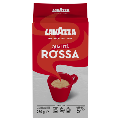 Kava LAVAZZA Qualita Rossa, malta, 250 g-Malta kava-Kava, kakava