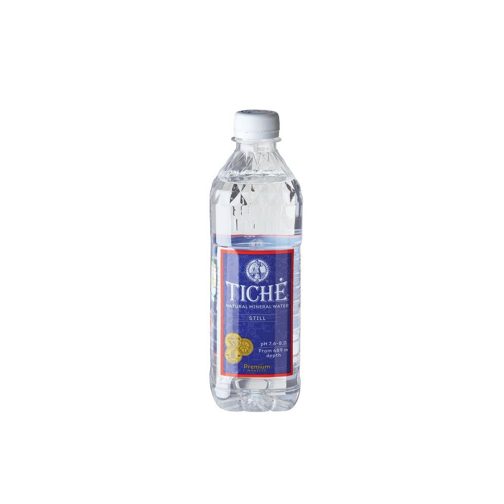 Mineralinis vanduo TICHĖ, 0.5 l, negazuotas, PET D-Negazuotas vanduo-Nealkoholiniai gėrimai