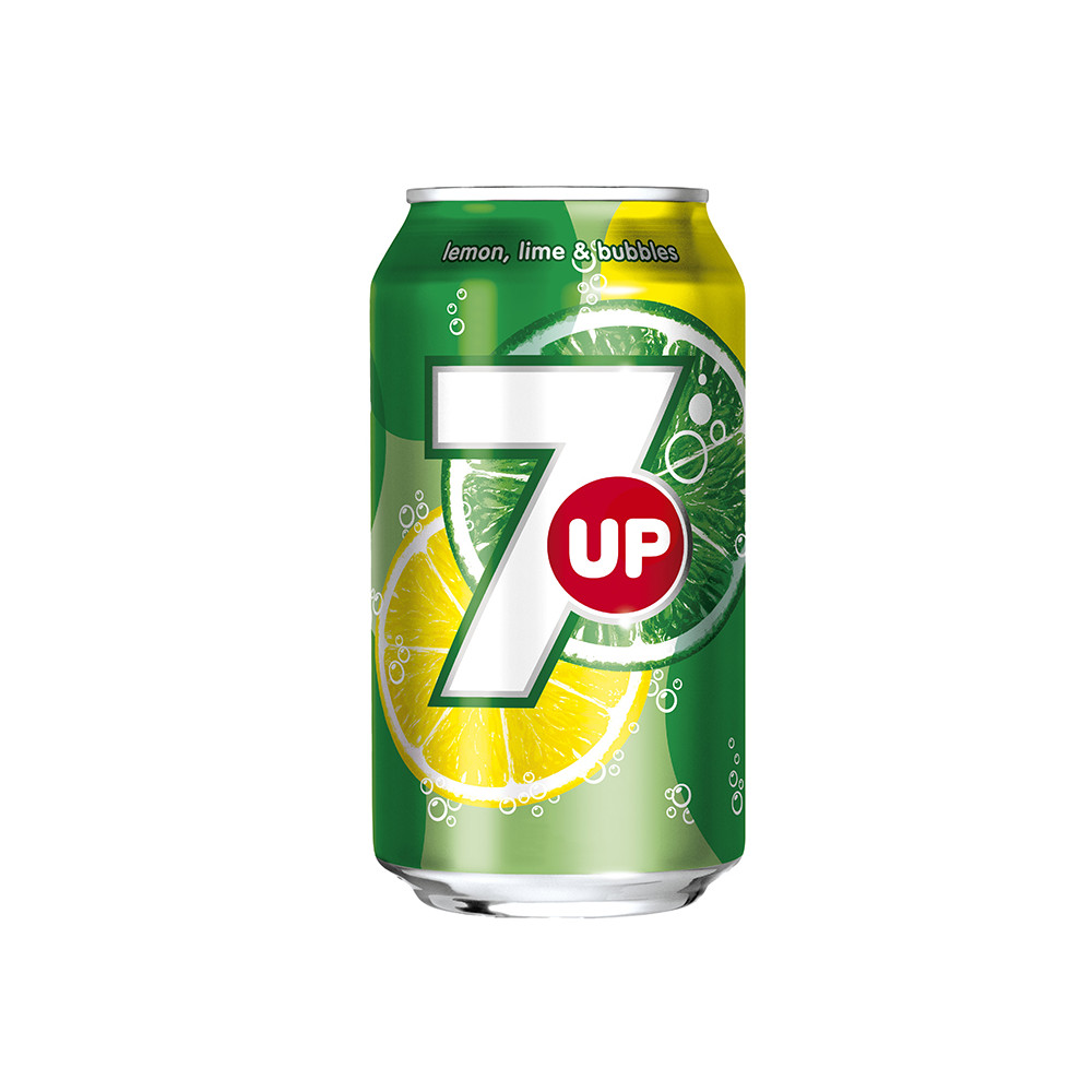 Gazuotas gėrimas 7UP, 0,33 l, skardinė D-Gaivieji gėrimai-Nealkoholiniai gėrimai