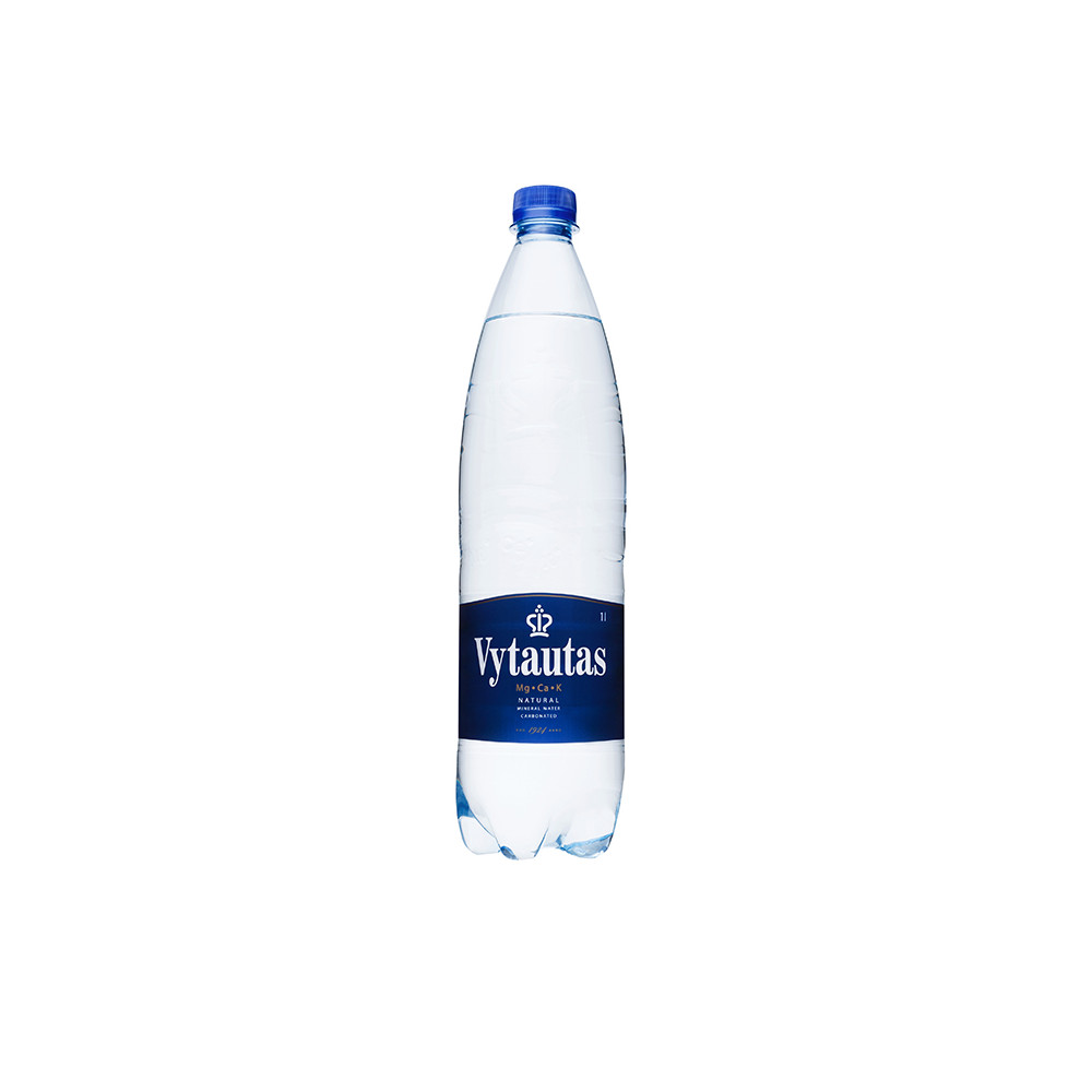 Mineralinis vanduo VYTAUTAS, gazuotas, 1 l, PET D-Gazuotas vanduo-Nealkoholiniai gėrimai