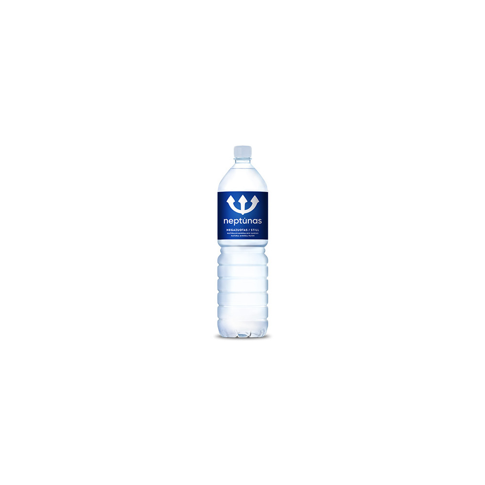 Mineralinis vanduo NEPTŪNAS, negazuotas, 1,5 l, PET D-Negazuotas vanduo-Nealkoholiniai gėrimai