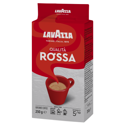 Kava LAVAZZA Qualita Rossa, malta, 250 g-Malta kava-Kava, kakava