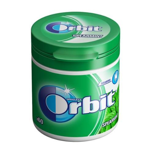 Kramtomoji guma ORBIT Spearmint Canister, 84 g-Kramtomoji guma ir pastilės-Saldumynai