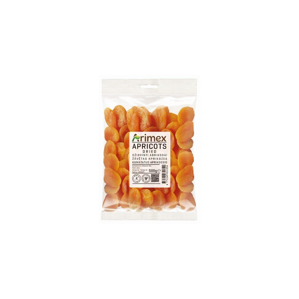 Džiovinti abrikosai ARIMEX, 500 g-Riešutai, sėklos-Užkandžiai