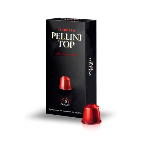 Maltos kavos kapsulės PELLINI TOP Nespresso, 50g (10x5g), 10 vnt./pak.-Kavos kapsulės-Kava