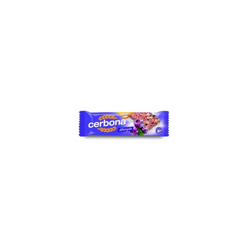 Javainių batonėlis CERBONA Blueberry, su jogurtiniu glaistu, 20 g-Javainių