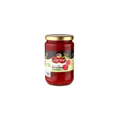 Konservuotos raudonos vyšnios LUCIANO, kokteiliams, su kotais, 1,9/1 kg-Kiti-Bakalėja