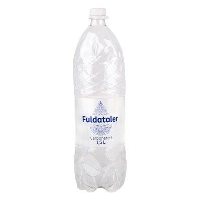 Stalo vanduo FULDATALER, gazuotas, 1,5 l, PET D-Gazuotas vanduo-Nealkoholiniai gėrimai