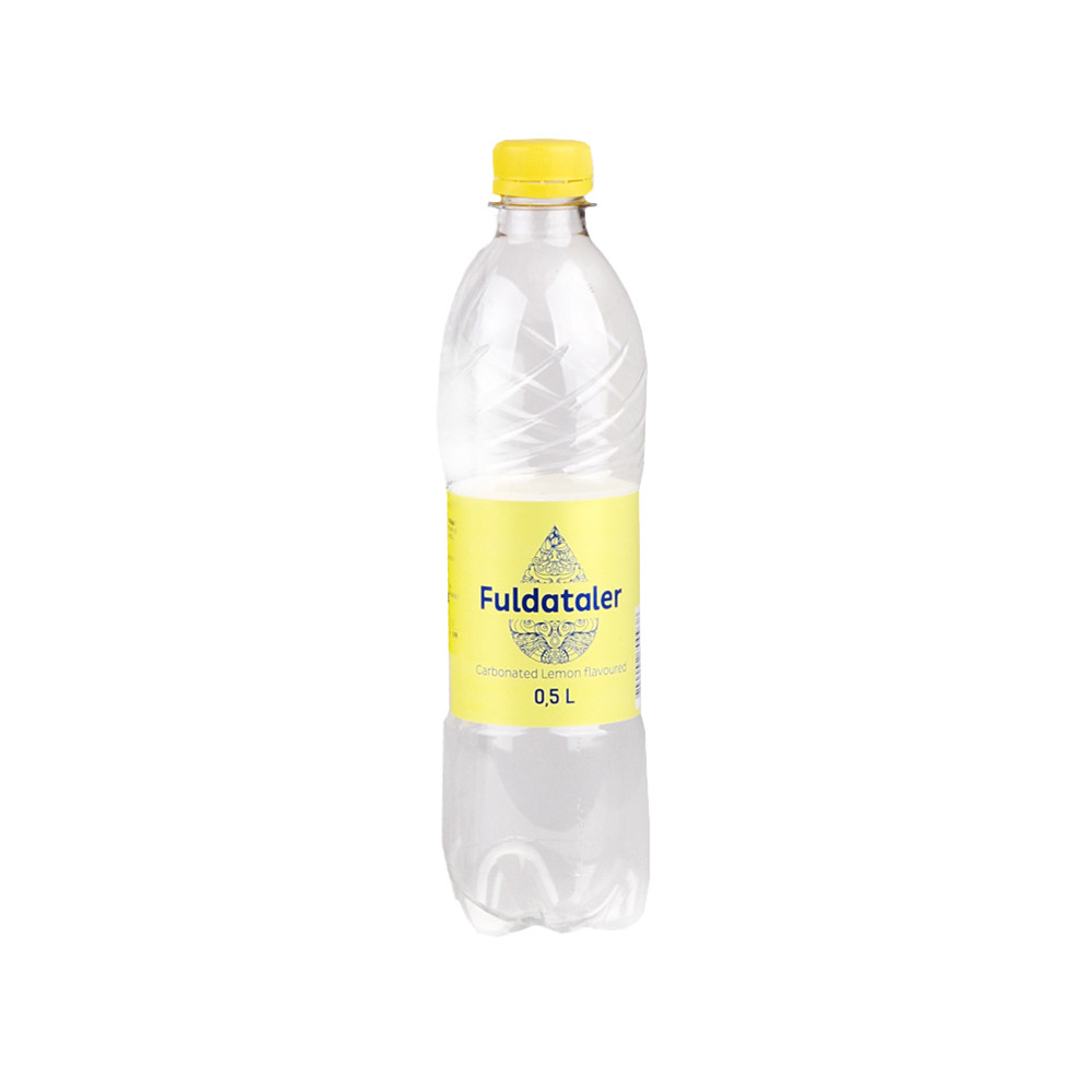 Stalo vanduo FULDATALER, silpnai gazuotas, citrinų skonio, 0,5 l PET D-Gazuotas