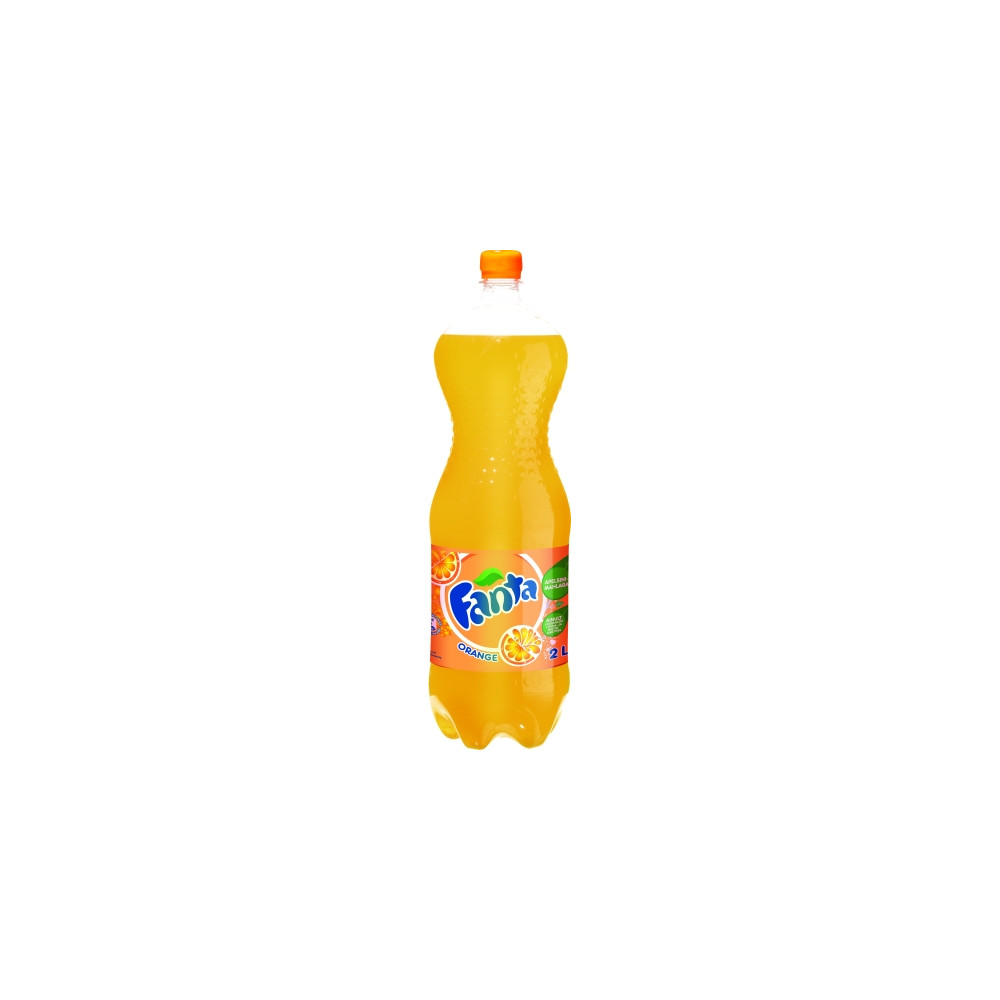 Gazuotas apelsinų skonio gaivusis gėrimas FANTA, 2 l PET D-Gaivieji gėrimai-Nealkoholiniai