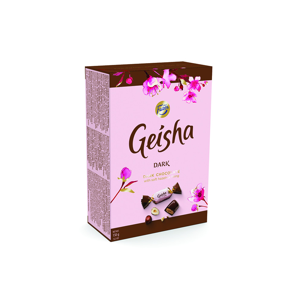 Tamsaus šokolado saldainiai GEISHA, 150g-Saldainiai-Saldumynai