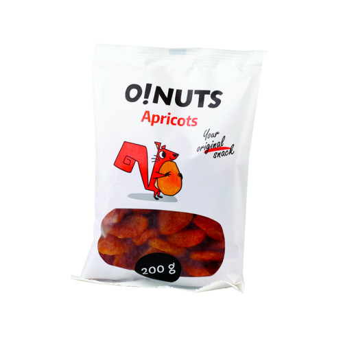 Džiovinti abrikosai O!NUTS, 200 g-Riešutai, sėklos-Užkandžiai