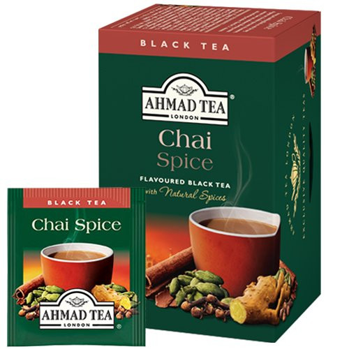 Juodoji arbata AHMAD Chai Spice, 20 vokelių x 2g-Juodoji arbata-Arbata