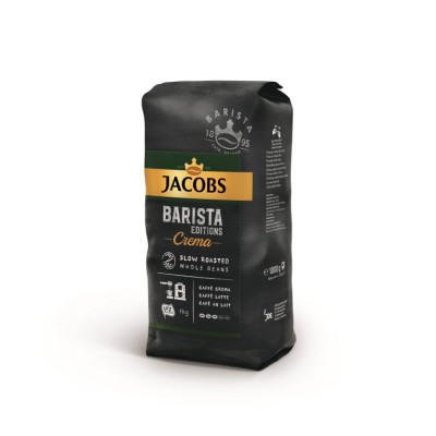 Kavos pupelės JACOBS Barista Crema 1kg-Kavos pupelės-Kava, kakava