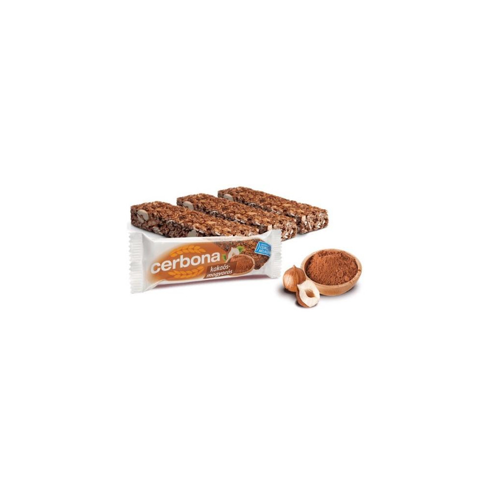 Dribsnių batonėlis CERBONA Cocoa Nuts, 20 g-Šokoladiniai batonėliai-Saldumynai