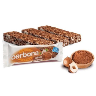 Dribsnių batonėlis CERBONA Cocoa Nuts, 20 g-Šokoladiniai batonėliai-Saldumynai