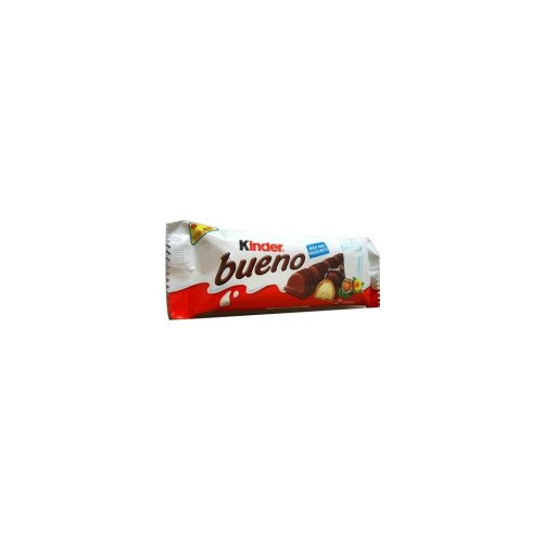 Šokoladinis batonėlis KINDER Bueno, 43 g-Šokoladiniai batonėliai-Saldumynai