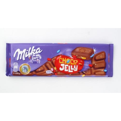 Šokoladas MILKA Choco Jelly, 250 g-Šokoladas-Saldumynai