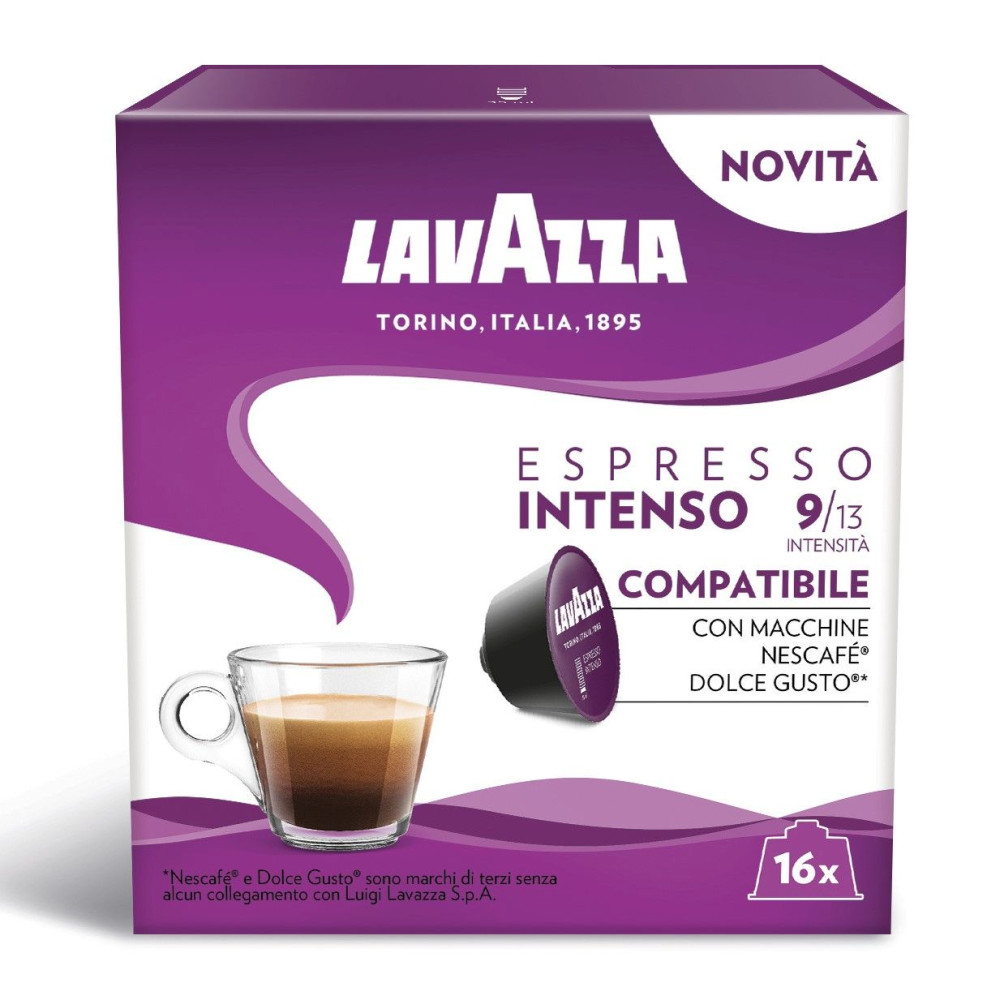 Kavos kapsulės Lavazza „Espresso Intenso“ 128g-Lavazza kavos kapsulės-Kava, kakava