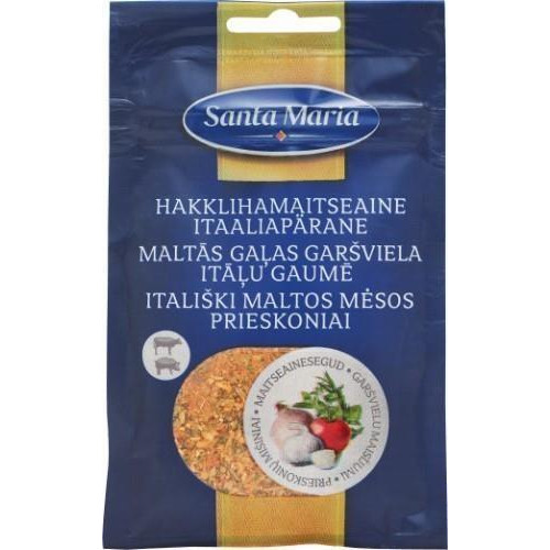 Itališki maltos mesos prieskoniai SANTA MARIA, 32 g-Prieskoniai, sultiniai, druska-Bakalėja