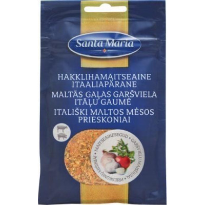 Itališki maltos mesos prieskoniai SANTA MARIA, 32 g-Prieskoniai, sultiniai, druska-Bakalėja
