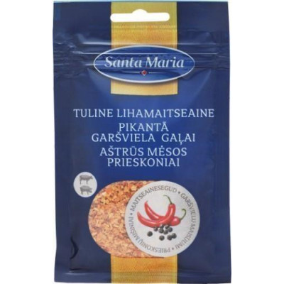Aštrūs mėsos prieskoniai SANTA MARIA, 20 g-Prieskoniai, sultiniai, druska-Bakalėja