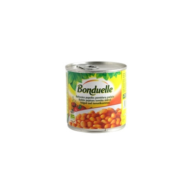 Baltosios pupelės pomidorų padaže BONDUELLE, 430 g-Konservuotos daržovės-Bakalėja