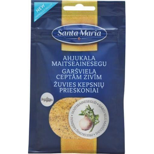 Žuvies kepsnių prieskoniai SANTA MARIA, 30 g-Prieskoniai, sultiniai, druska-Bakalėja