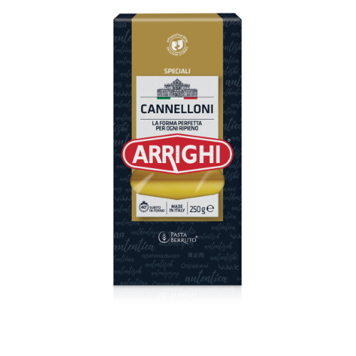 Makaronai ARRIGHI Cannelloni, dideli vamzdeliai, 250 g-Makaronai-Bakalėja