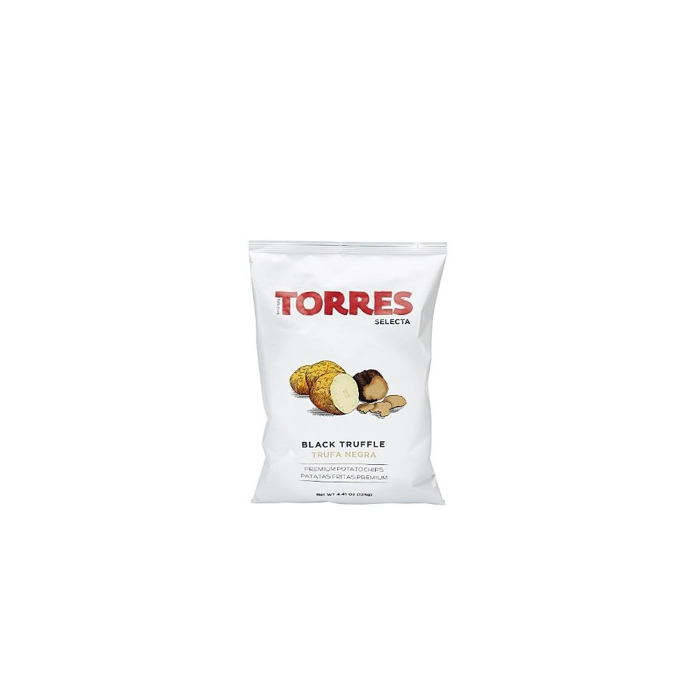 Bulvių traškučiai TORRES, su trumais, 125g.-Traškučiai, tortilijos-Užkandžiai