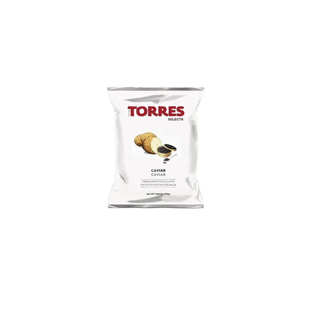 Bulvių traškučiai TORRES, su ikrais, 110 g.-Traškučiai, tortilijos-Užkandžiai