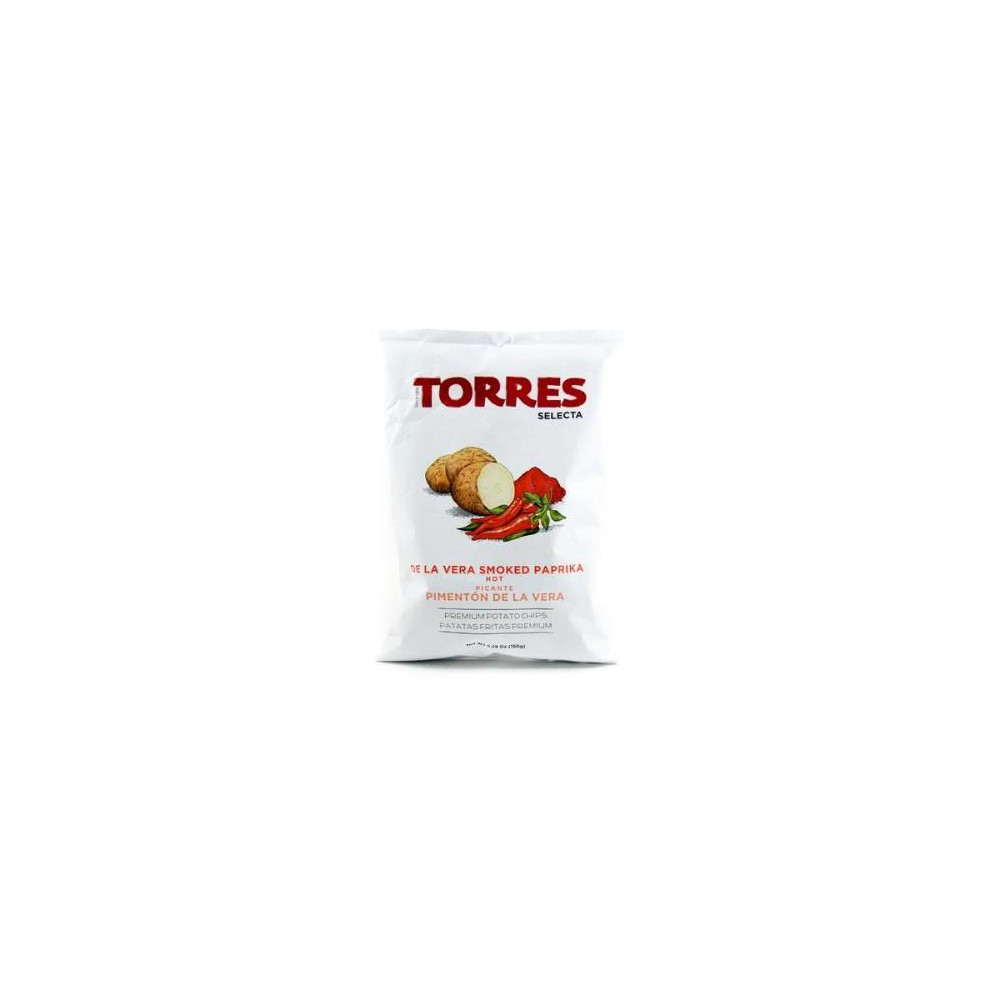 Bulvių traškučiai TORRES, su rūkyta paprika, 150g-Traškučiai, tortilijos-Užkandžiai