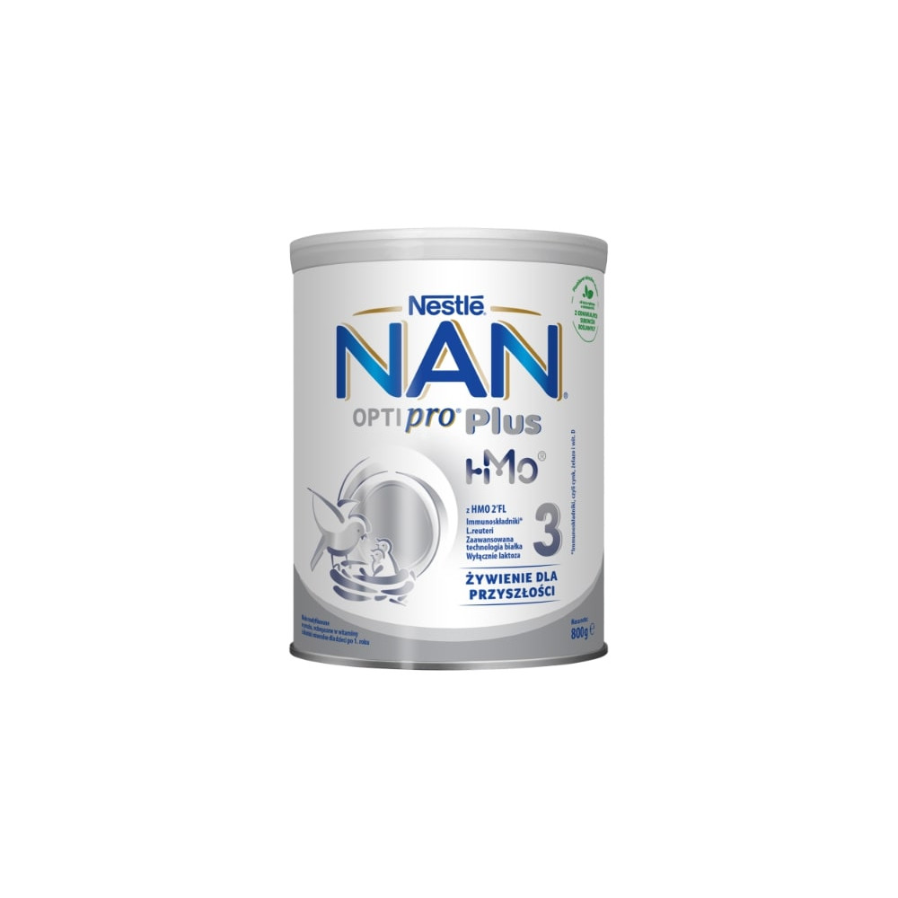 Pieno miinys vaikams NAN OPTIPRO® Plus HM-0® 3. Nuo 1 metu, 800g-Pieno mišiniai-Kūdikių maistas