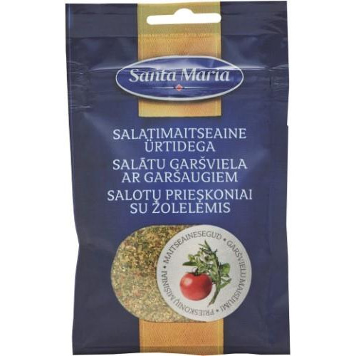 Salotų prieskoniai SANTA MARIA su žolelėmis, 30 g-Prieskoniai, sultiniai, druska-Bakalėja