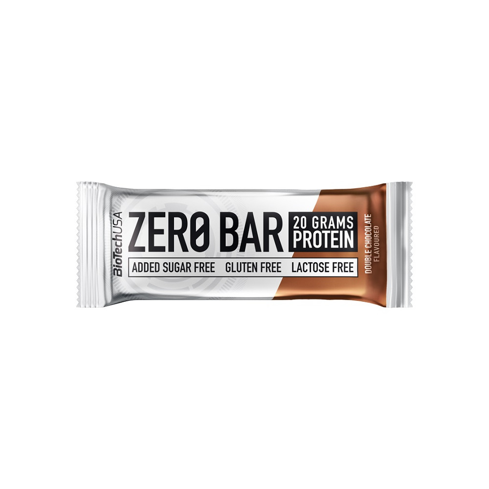 Baltyminis batonėlis BioTechUSA Zero Bar, su šokoladu, 50 g-Šokoladiniai batonėliai-Saldumynai