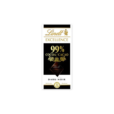 Šokoladas LINDT Excellence, juodas, 99%, 50 g-Šokoladas-Saldumynai
