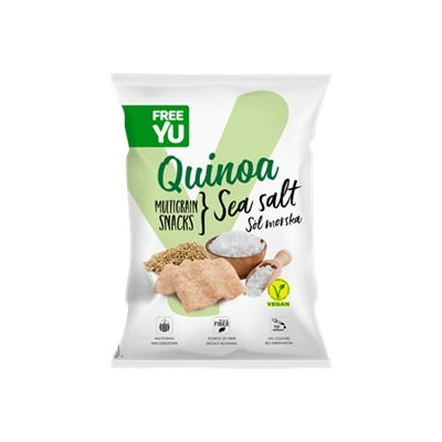 Veganiški kynvos traškučiai FREE YU, su jūros druska, 70 g-Veganiški produktai-Veganiški