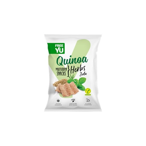 Veganiški kynvos traškučiai FREE YU, su žolelėmis, 70 g-Veganiški produktai-Veganiški produktai