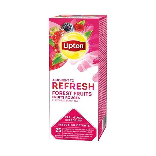 Arbata LIPTON, miško uogų skonio, 25 x 1,6 g, pop. vok.-Vaisinė arbata-Arbata